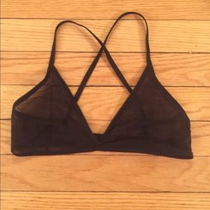 American Apparel Black Mesh Bralette (Free!*)
